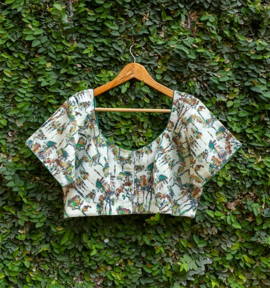 Digital Forest Blouse