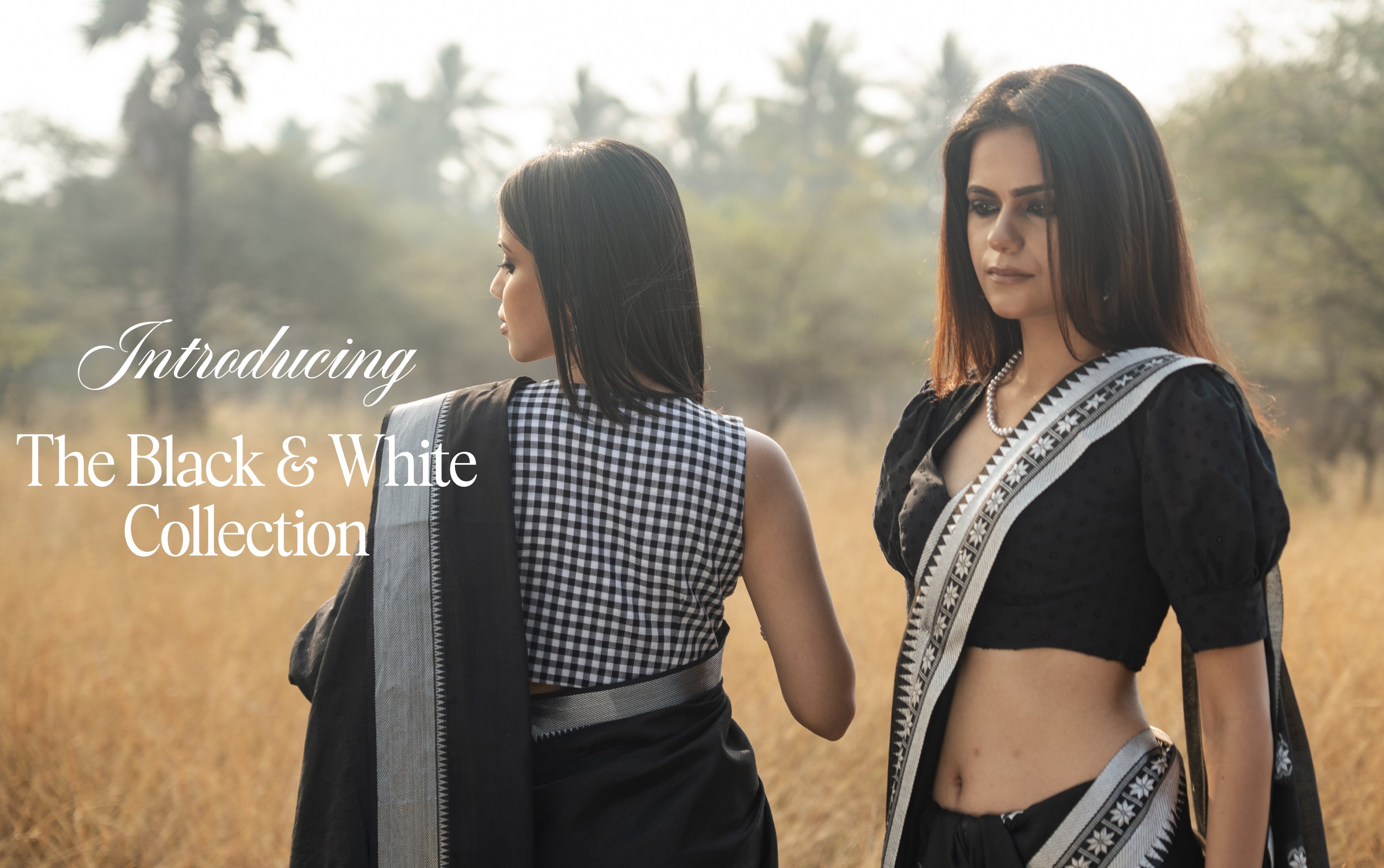 Black White Readymade Blouses