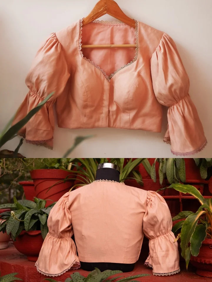 Bridgerton's Peach Blouse