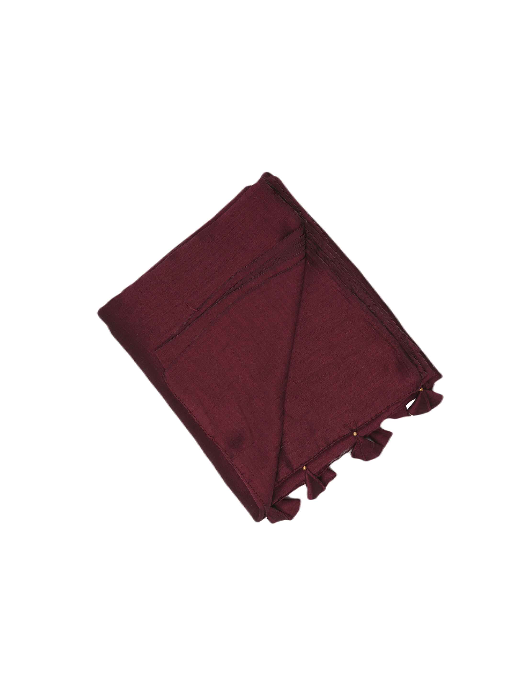 Maroon Majesty Saree