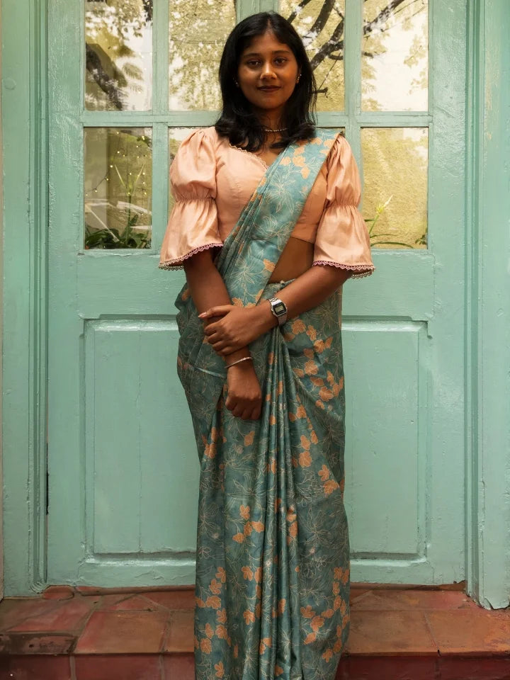 Bridgerton's Peach Blouse