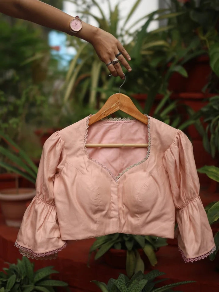 Bridgerton's Peach Blouse