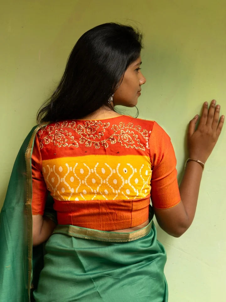 Burnt Orange Blouse