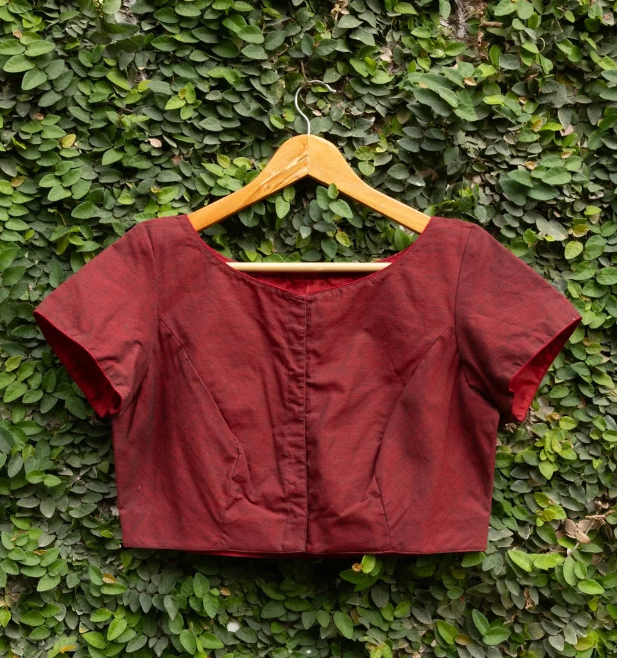 Maroon Mirage Blouse
