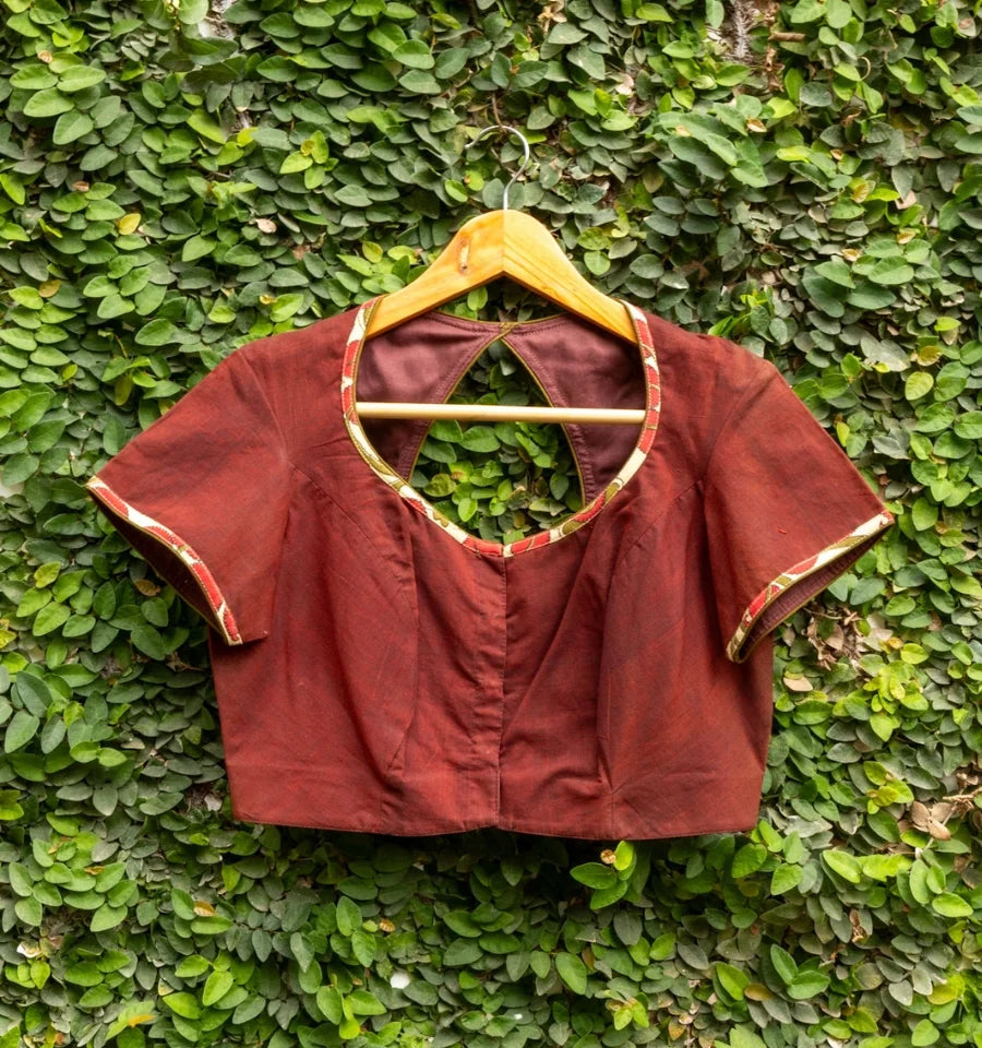 Wine Bloom Blouse