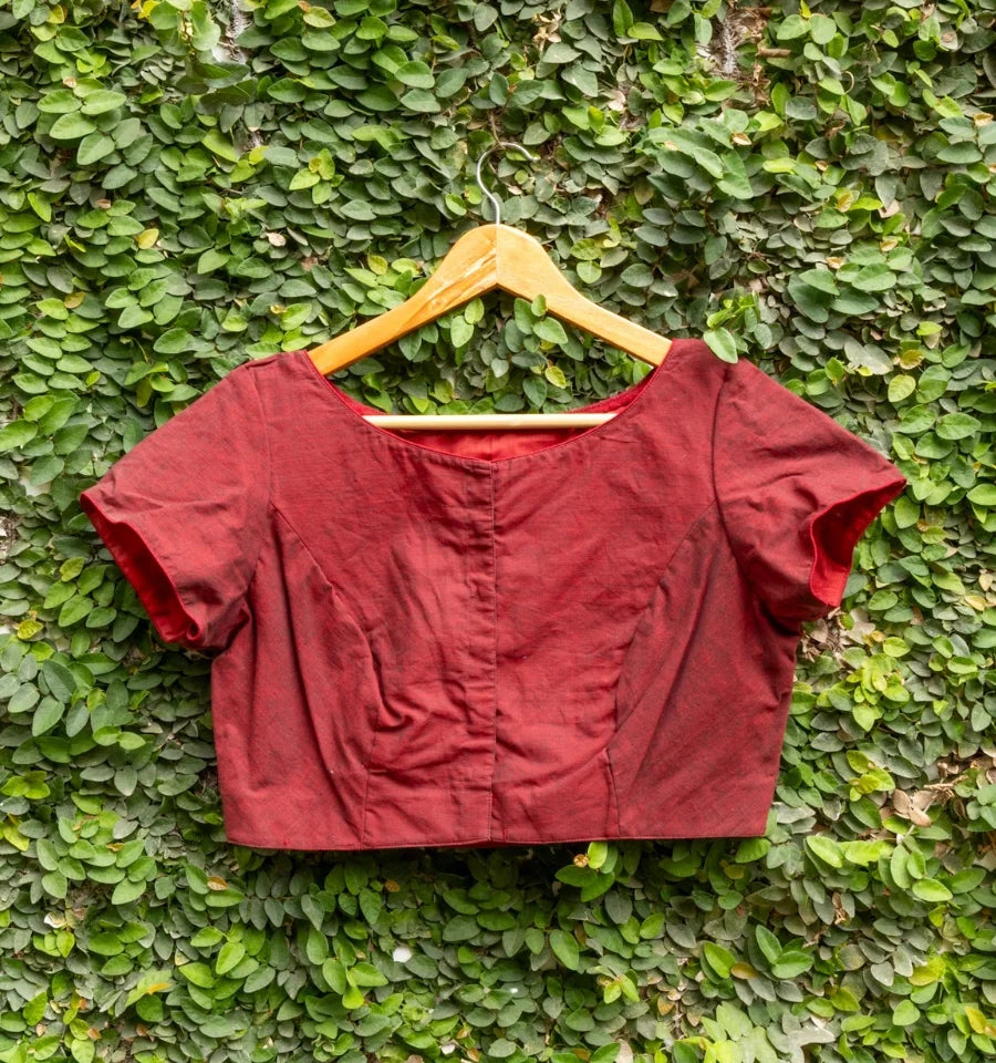 Blooming Maroon Blouse