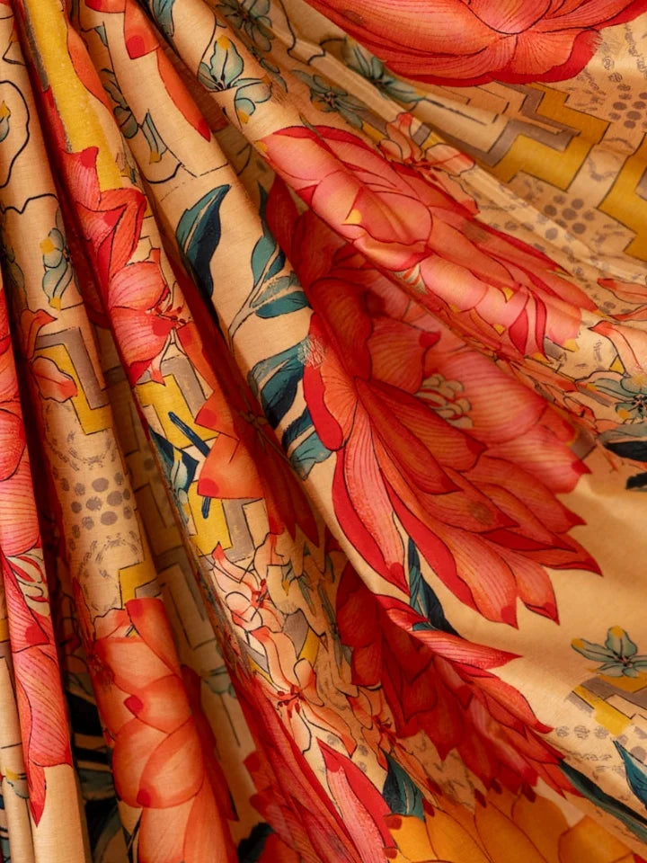 Eternal Lotus Saree