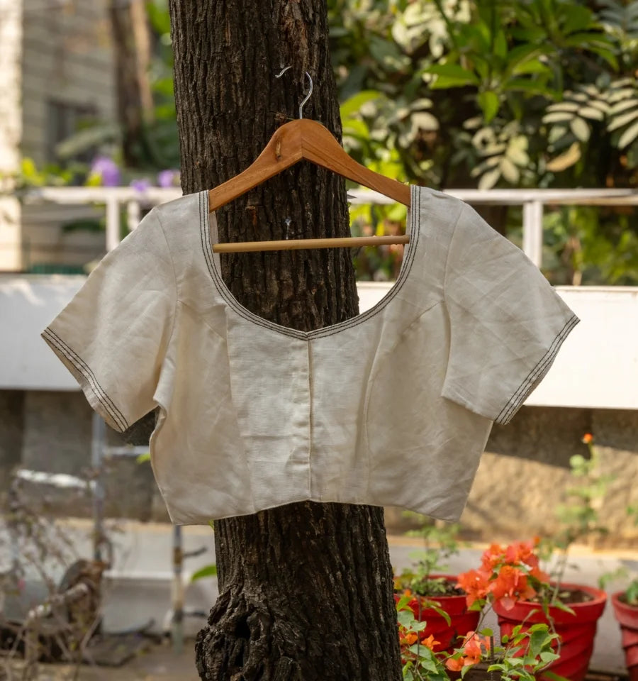 Woven Elegance Blouse