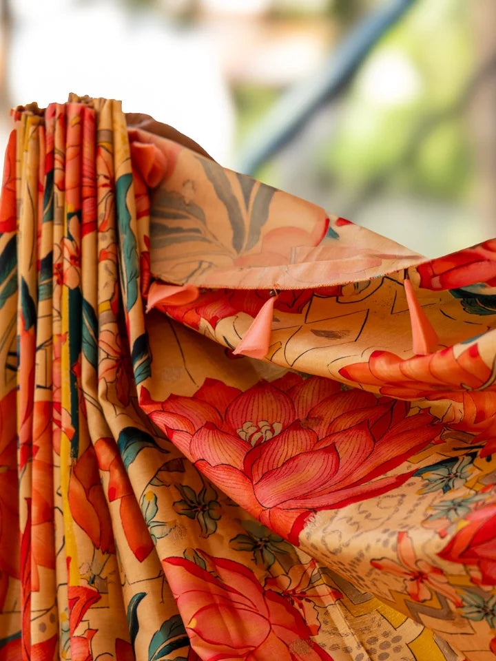 Eternal Lotus Saree