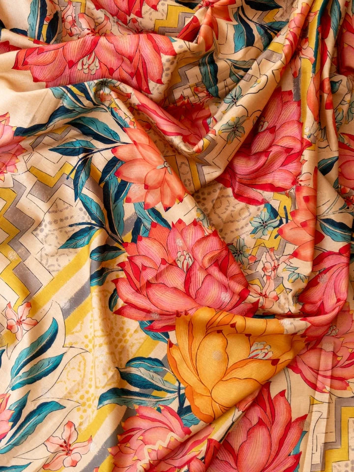 Eternal Lotus Saree