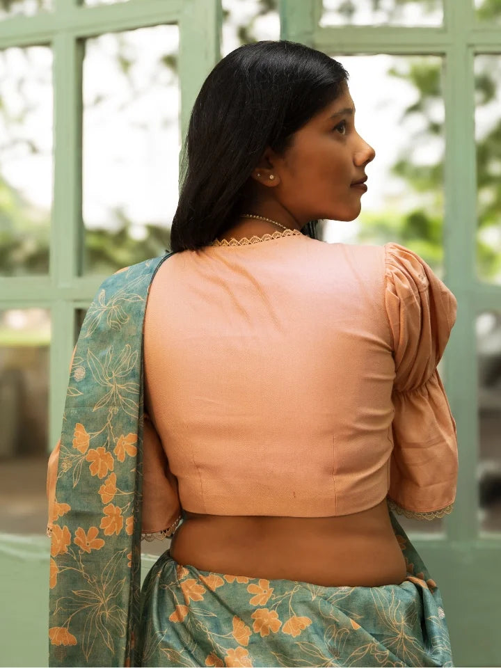 Bridgerton's Peach Blouse