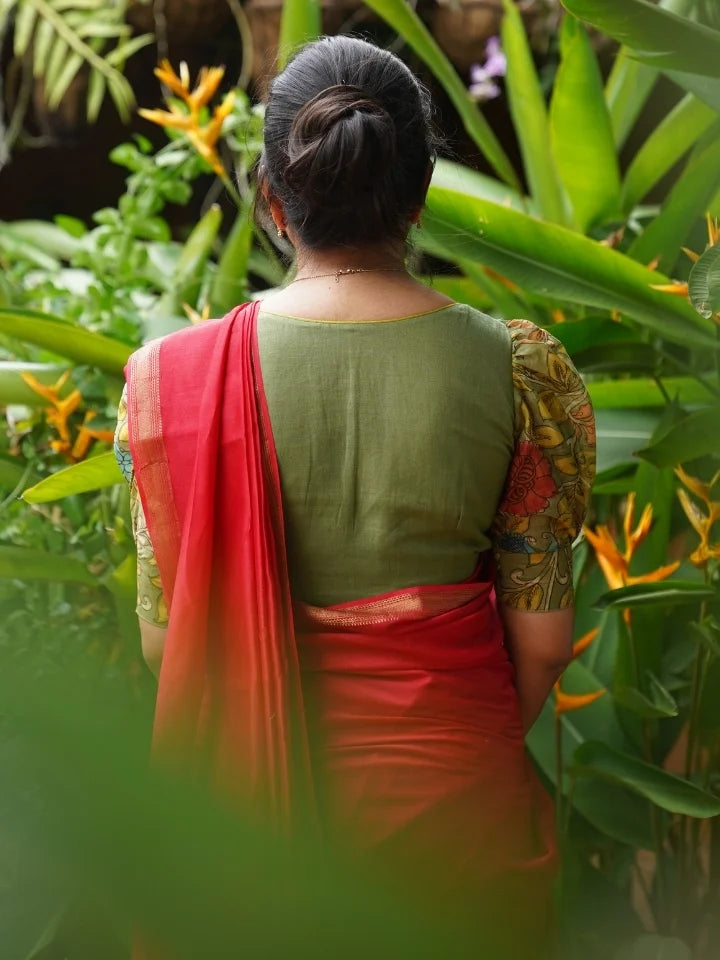 Royal Scarlet Saree