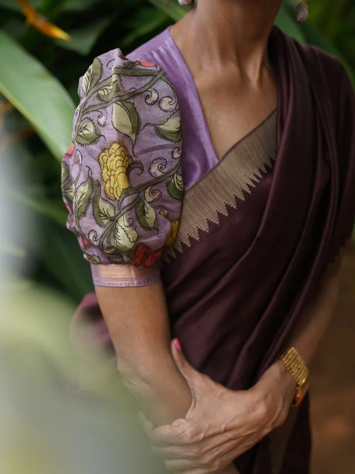 Espresso Weave Saree