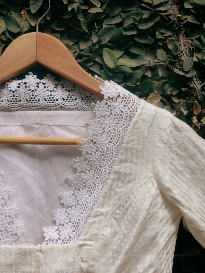 Laced Snow white Blouse