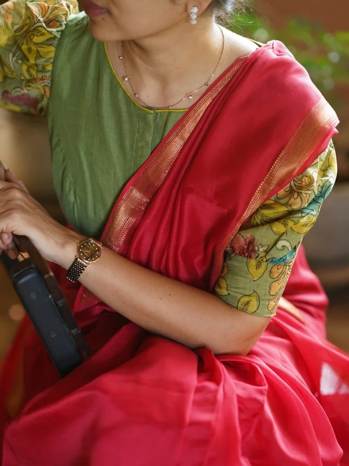 Royal Scarlet Saree