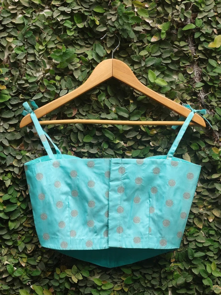 Aqua Gold Blouse