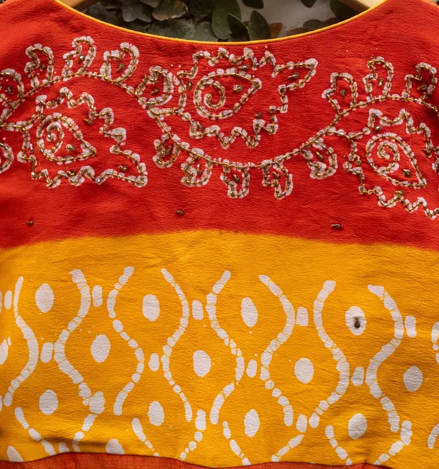 Burnt Orange Blouse