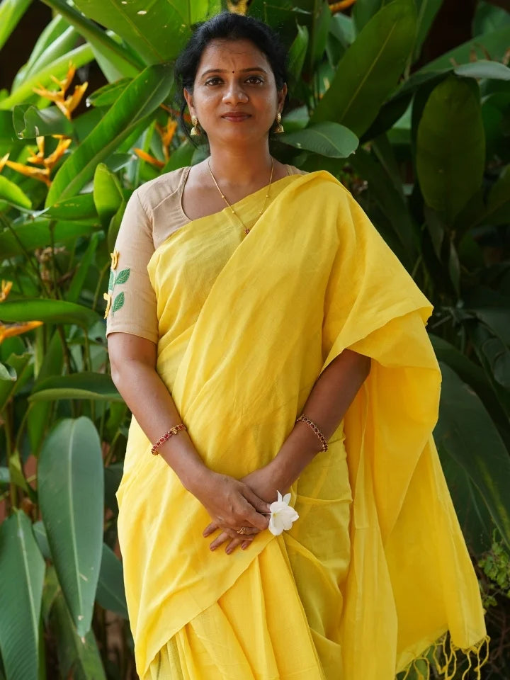 Citrus Elegance Saree