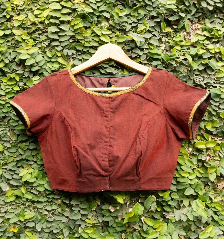 Marroon Essence Blouse