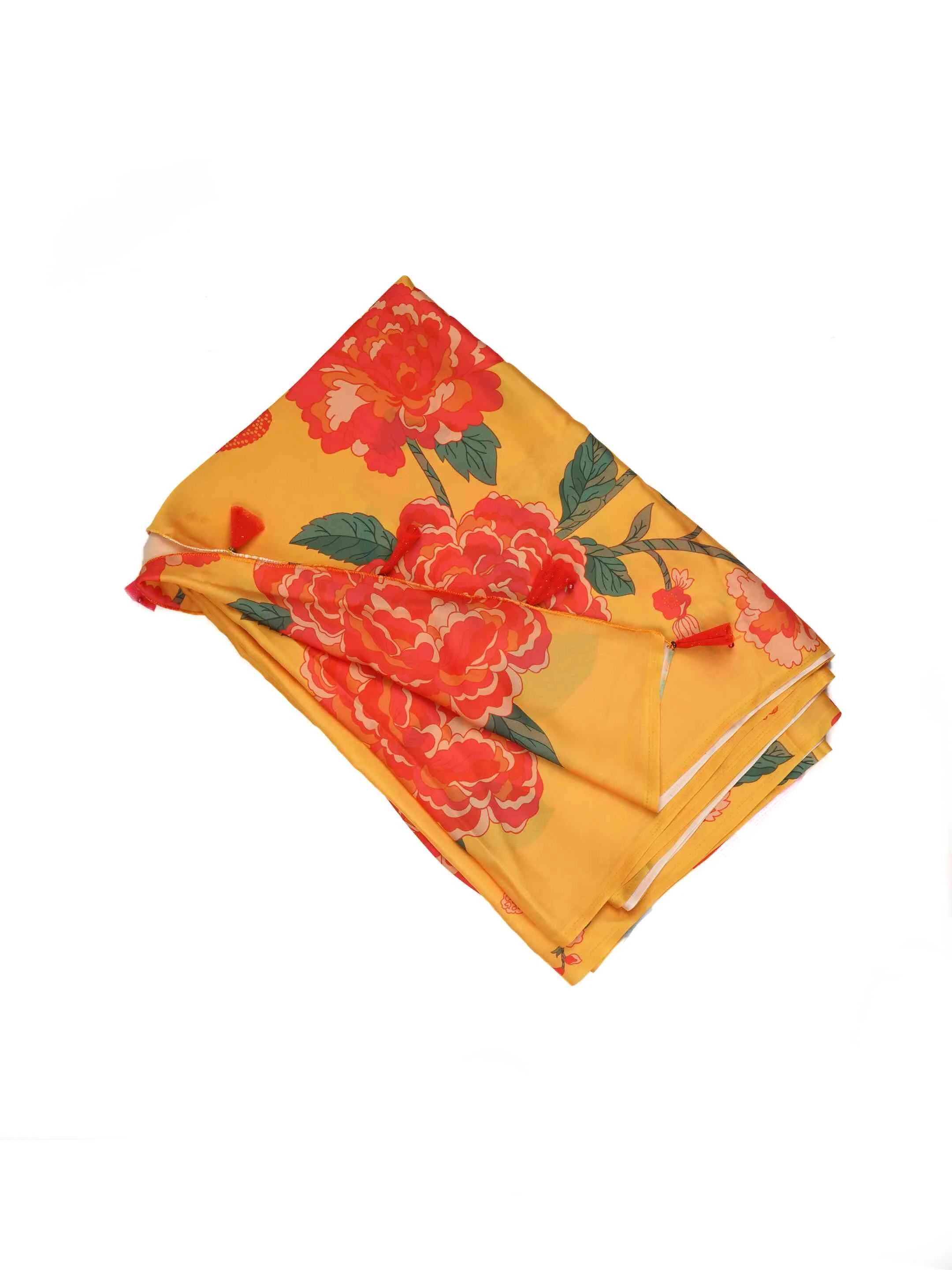 Floral Sunshine Saree