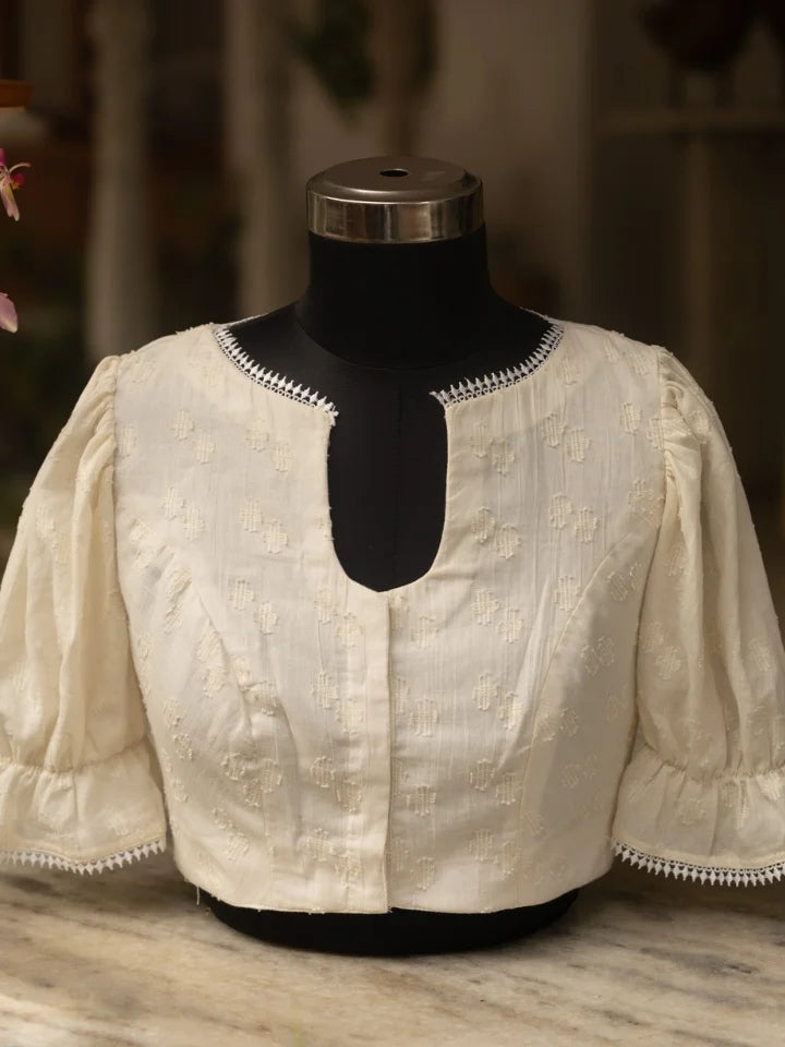 Cloudy White Blouse