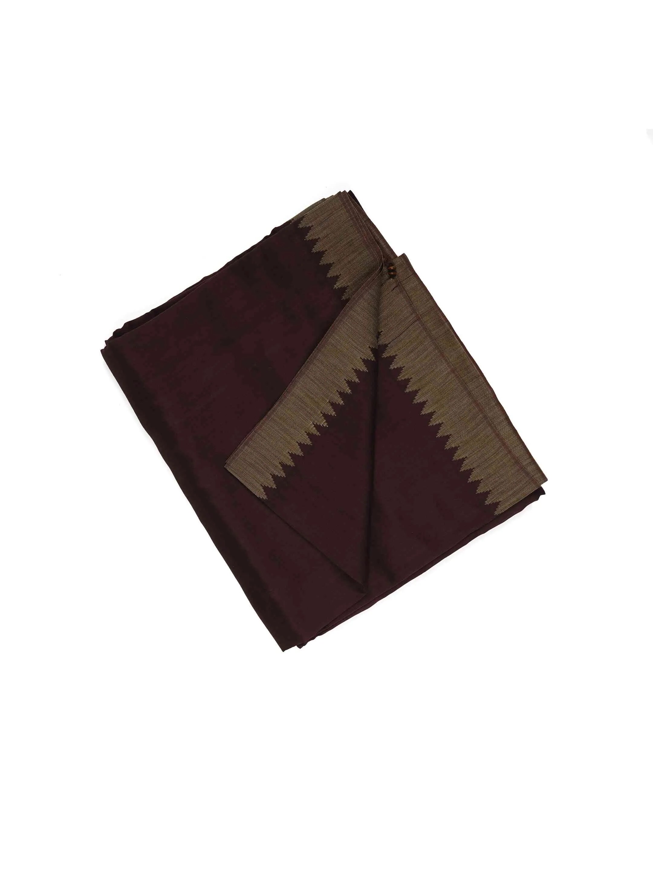 Espresso Weave Saree