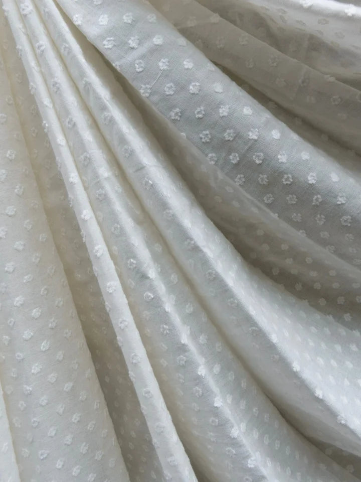 Delicate White Candy Saree