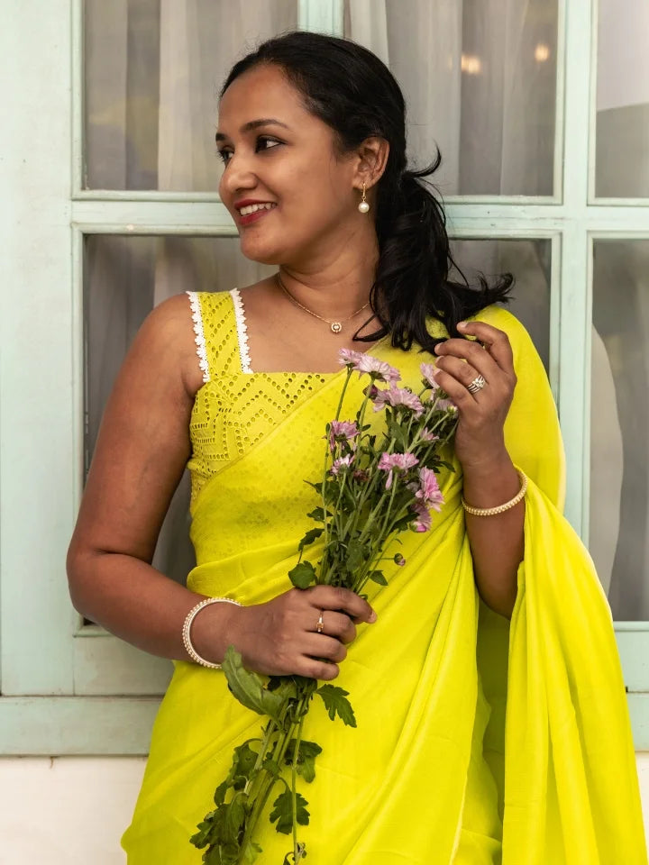 Ravishing Green Blouse