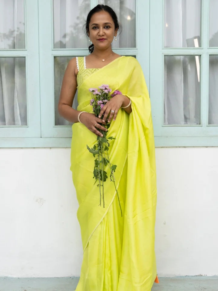Ravishing Green Blouse