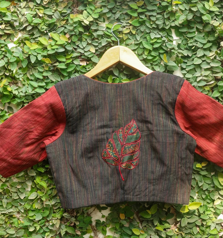 Rustic leaf Blouse