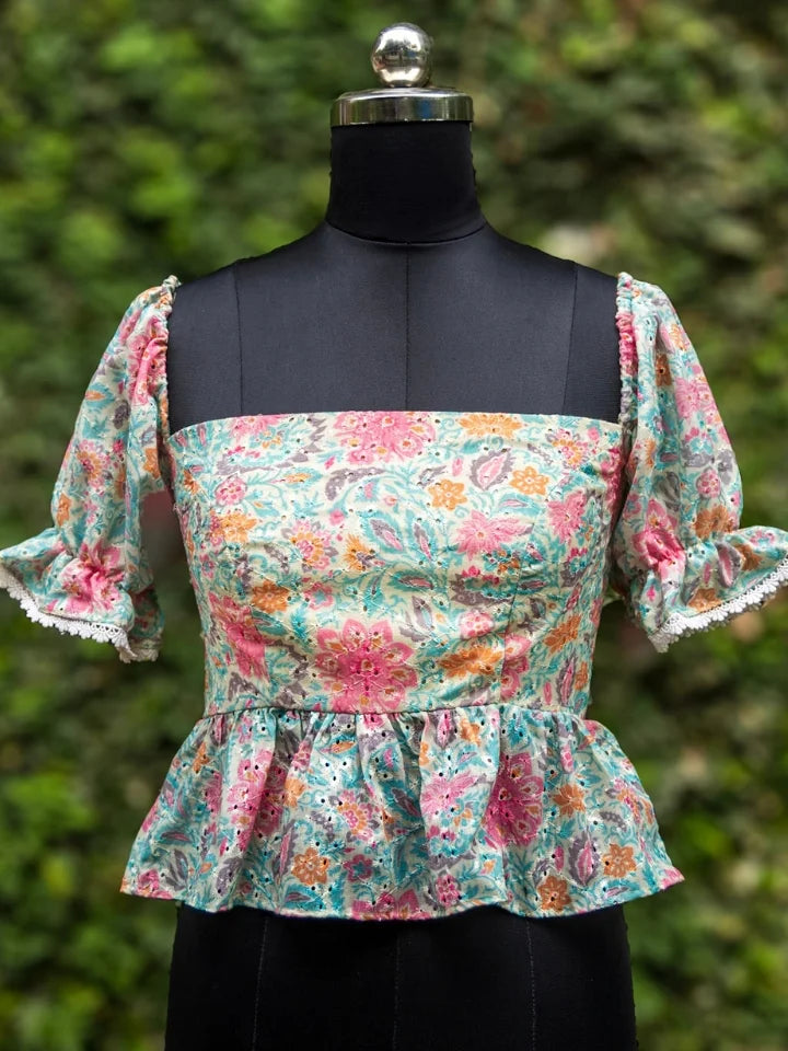 Hacoba Garden Blouse