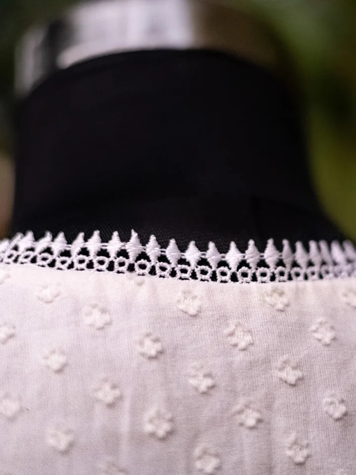 Delicate White Candy Blouse