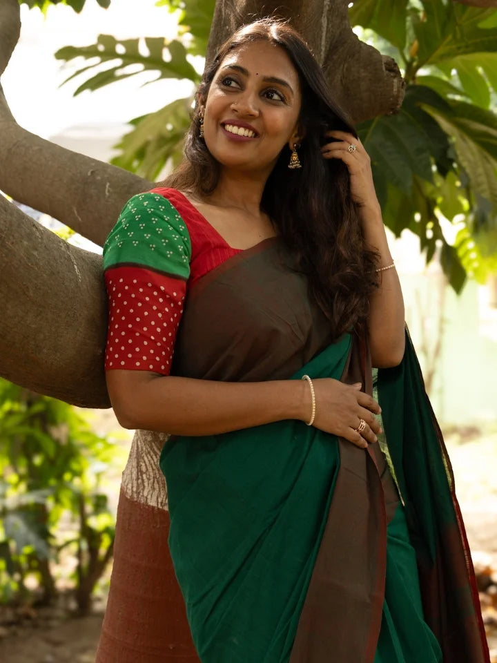 Desi Red Blouse