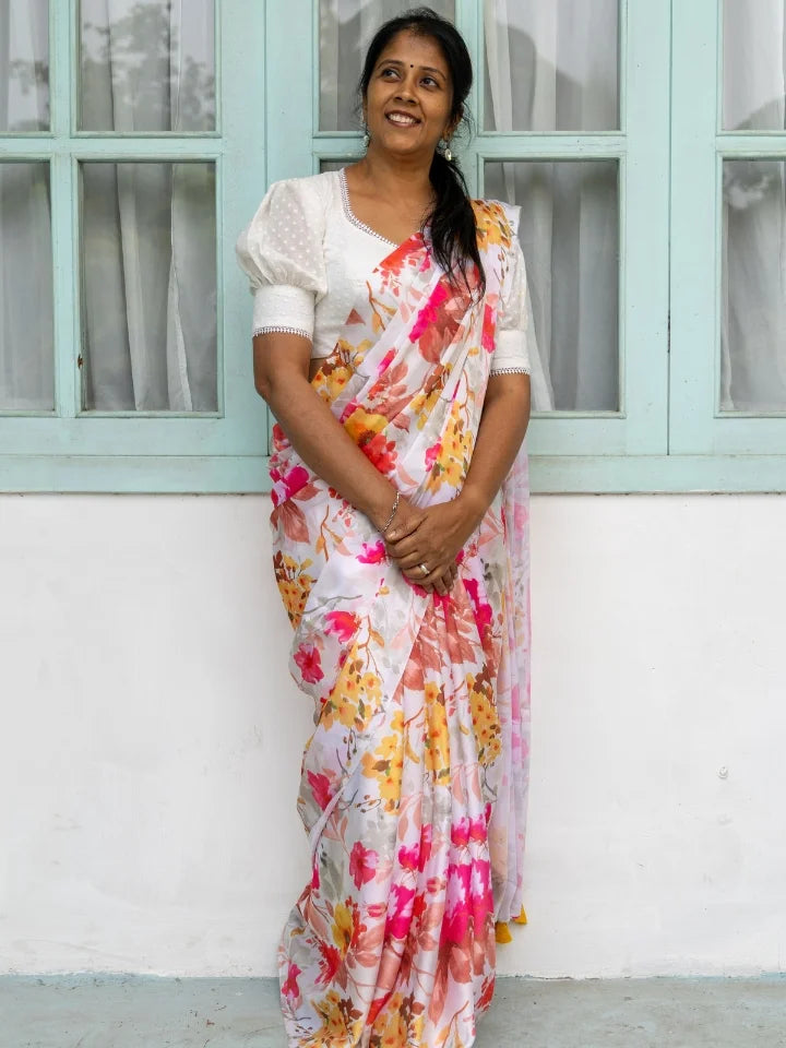 Summer Garden  Saree