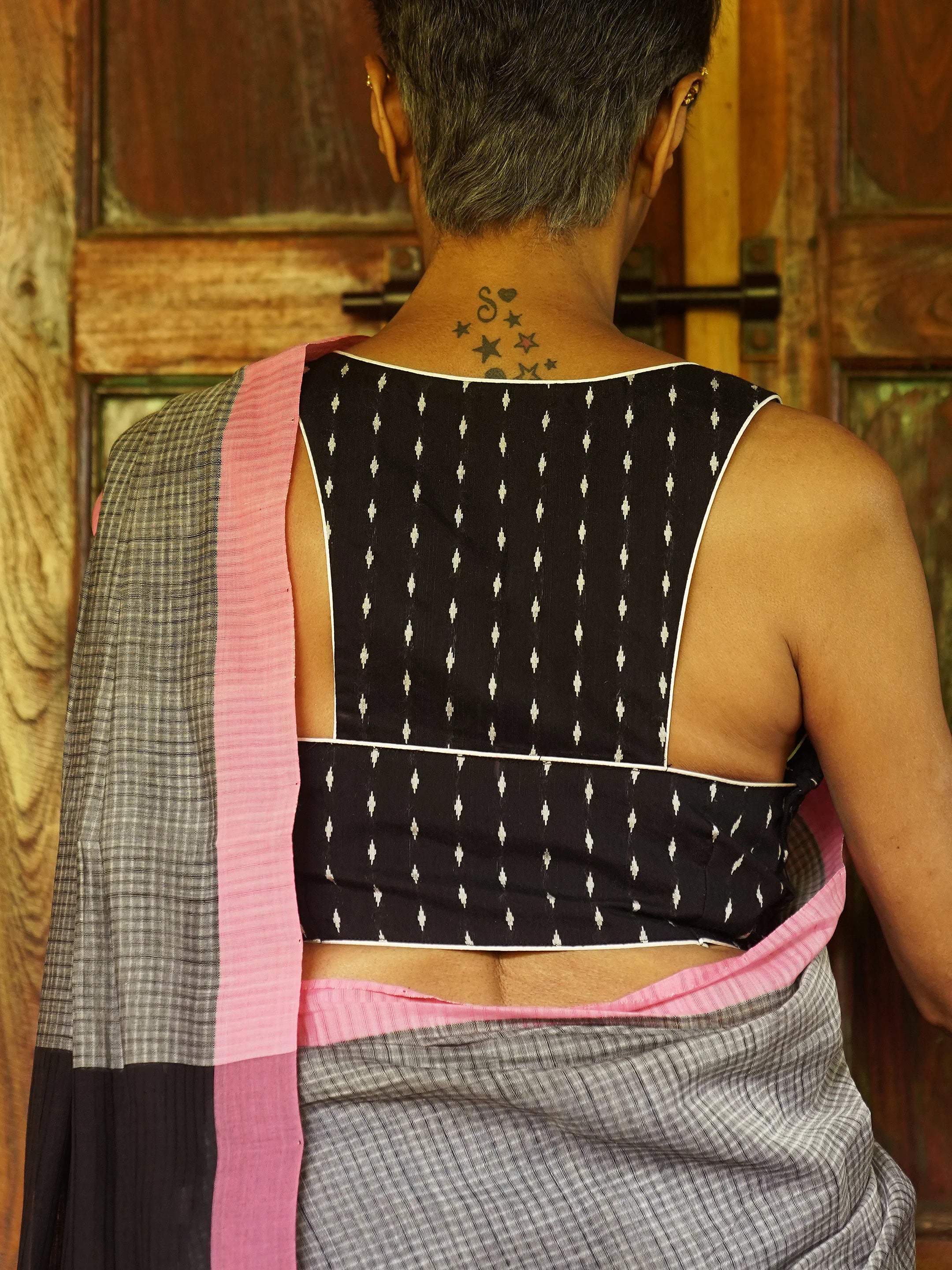 Grey Allure Saree