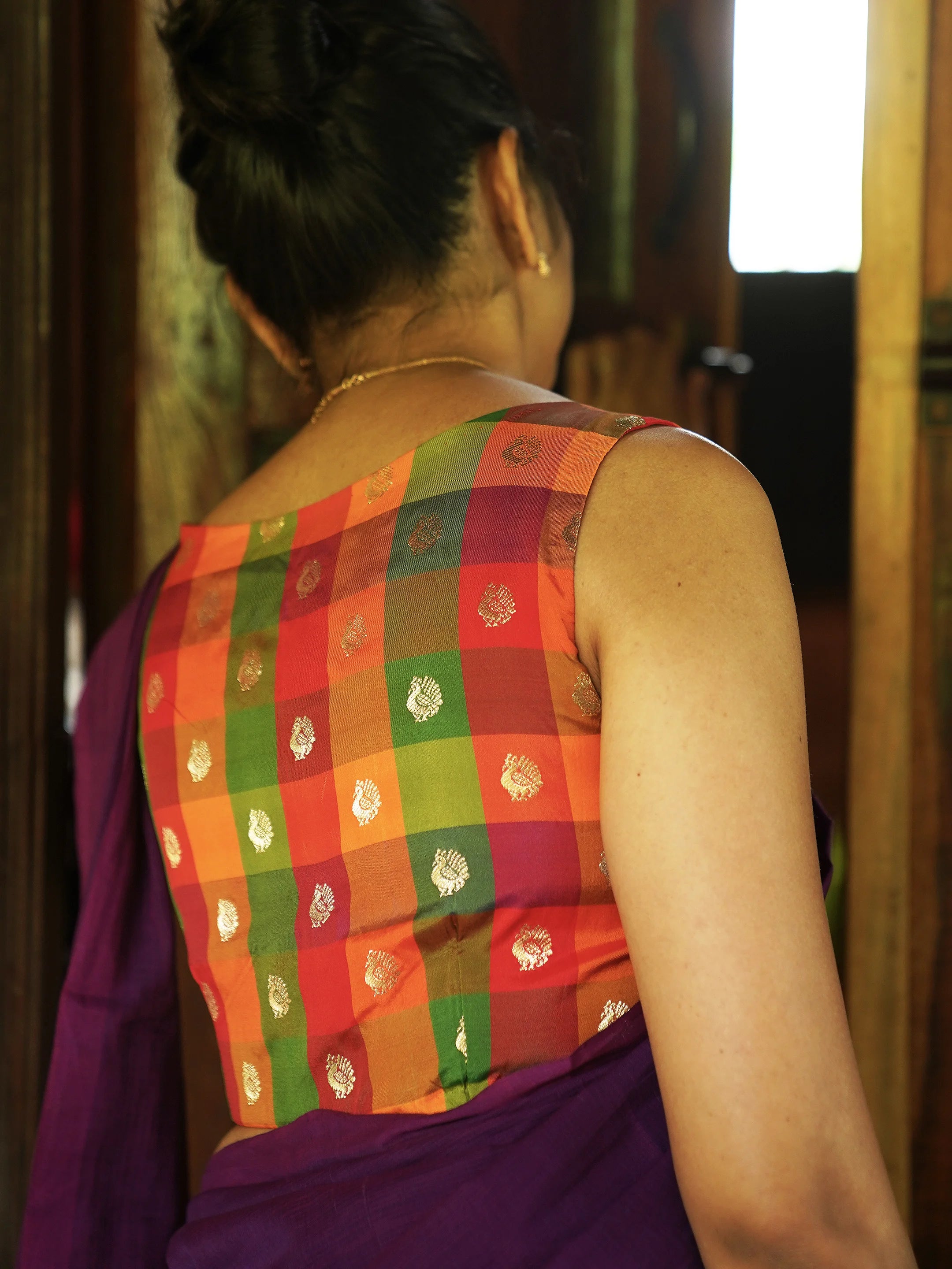 Carnival Checks Blouse