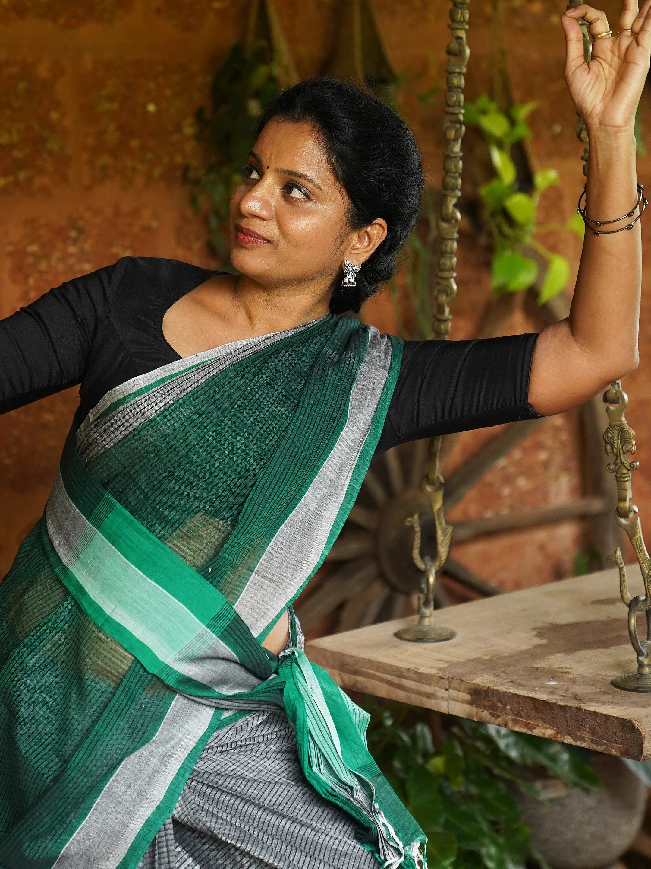Grey Grove Saree