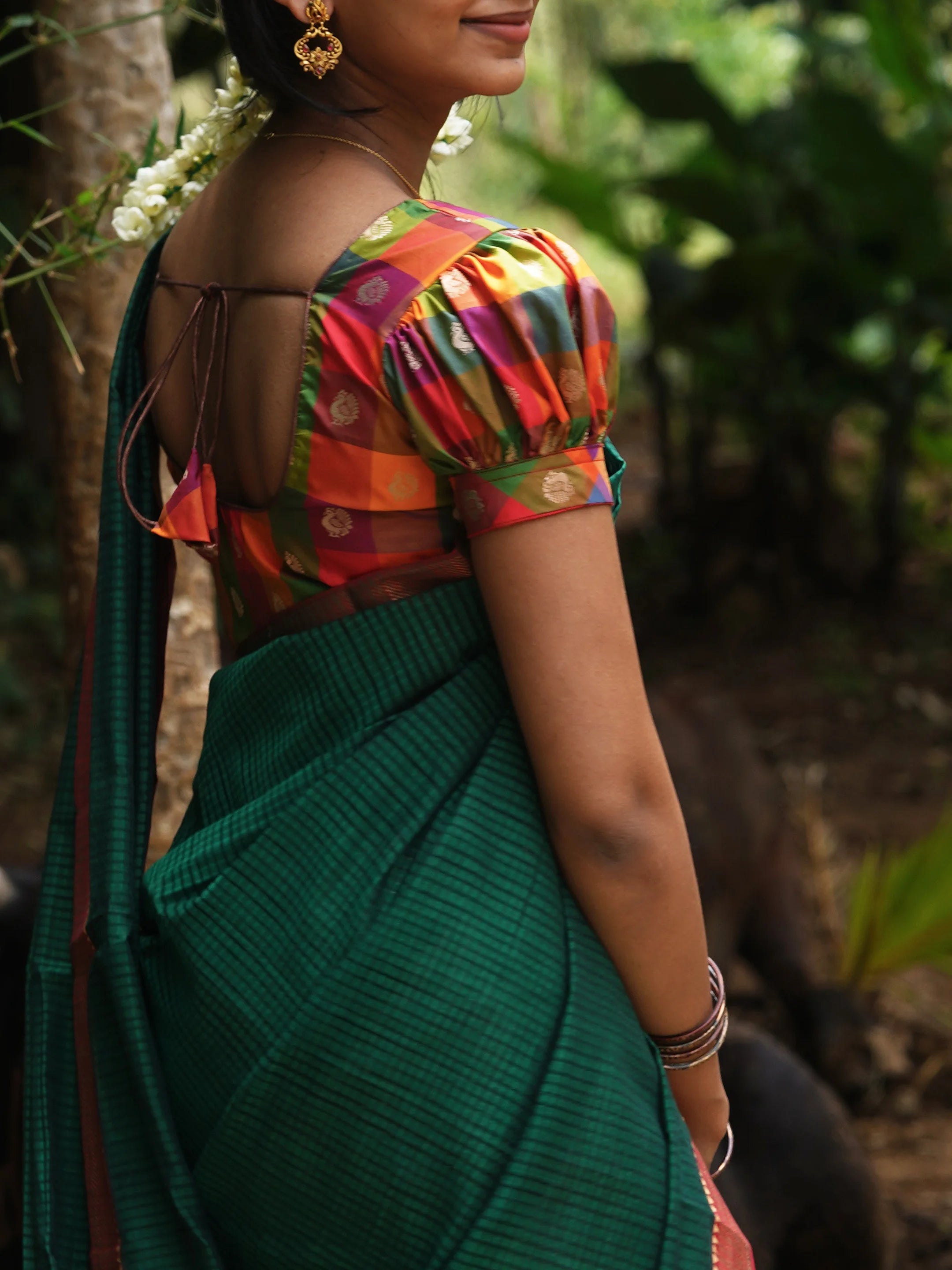 Festive Mosaic Blouse