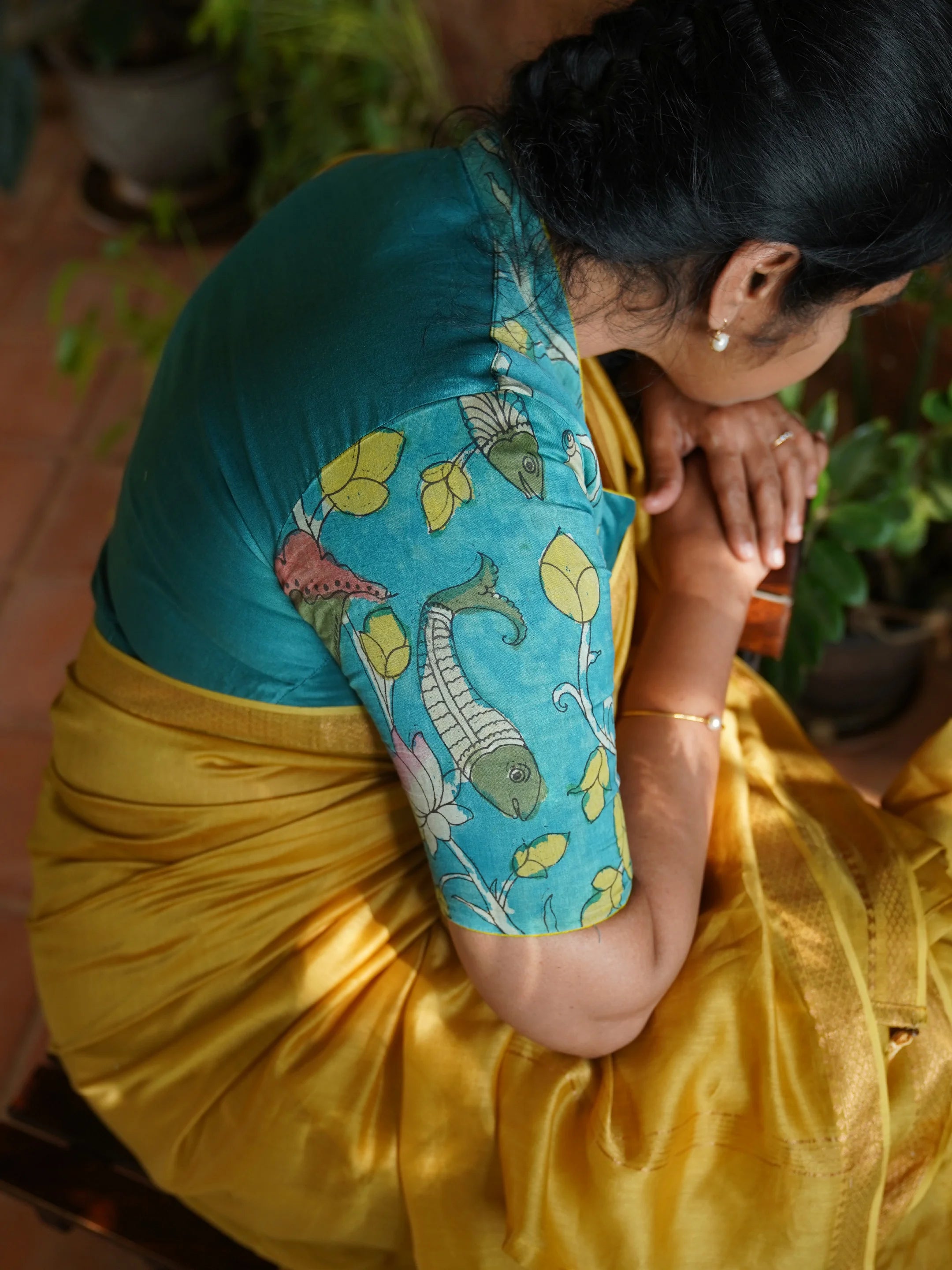 Vintage Gold Saree