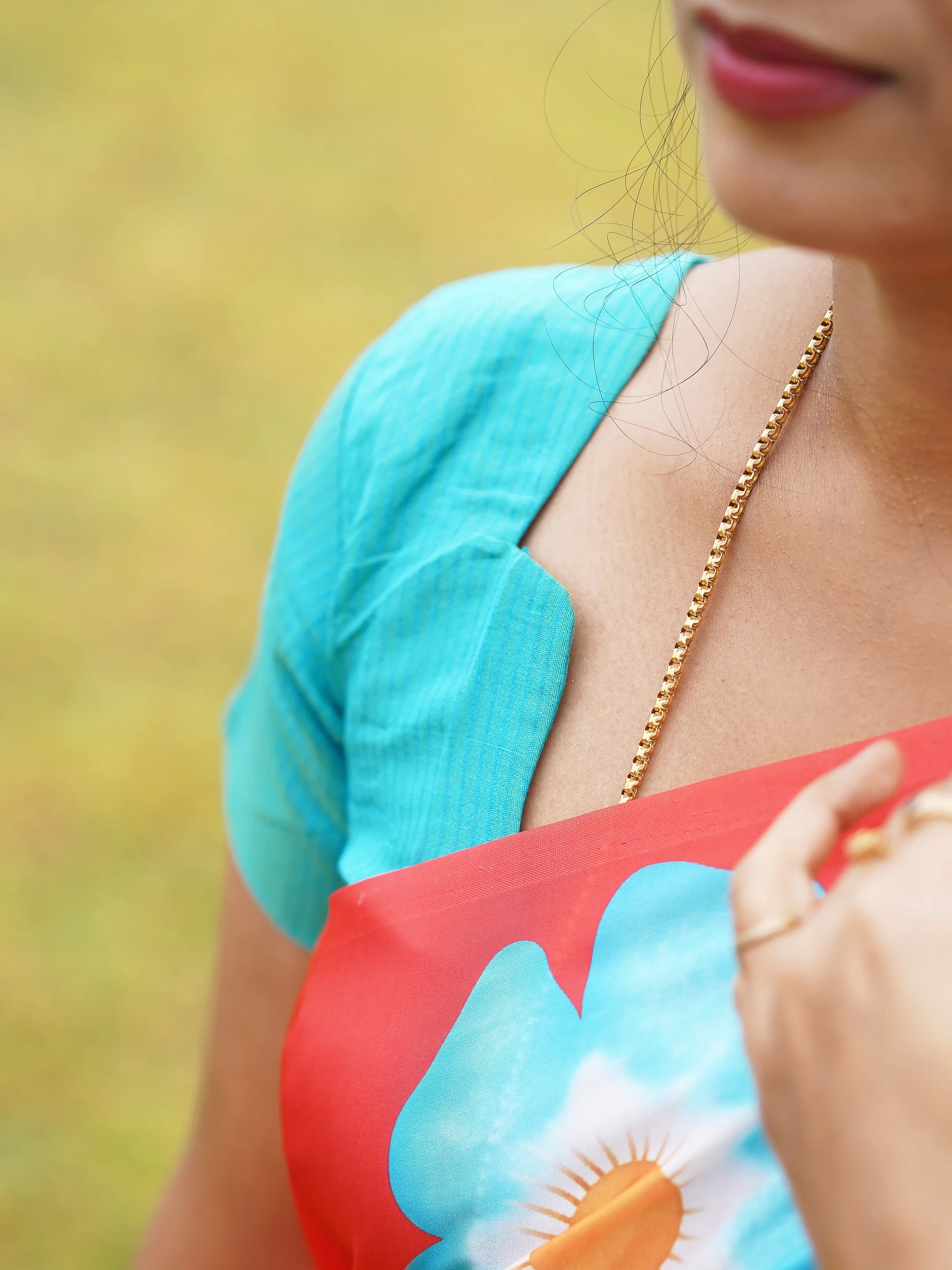 Turquoise Charm Blouse