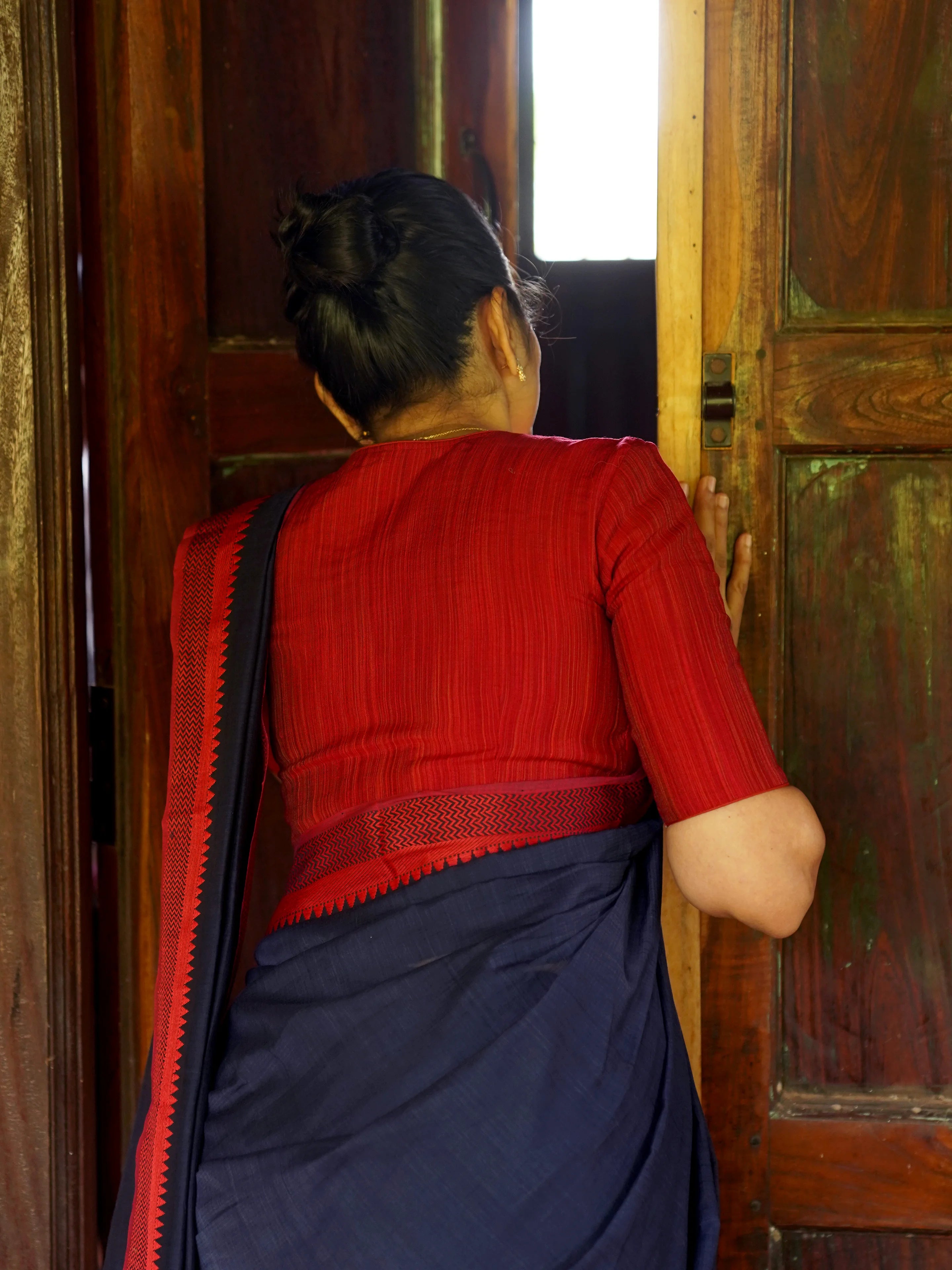 Primary Vermillion Blouse