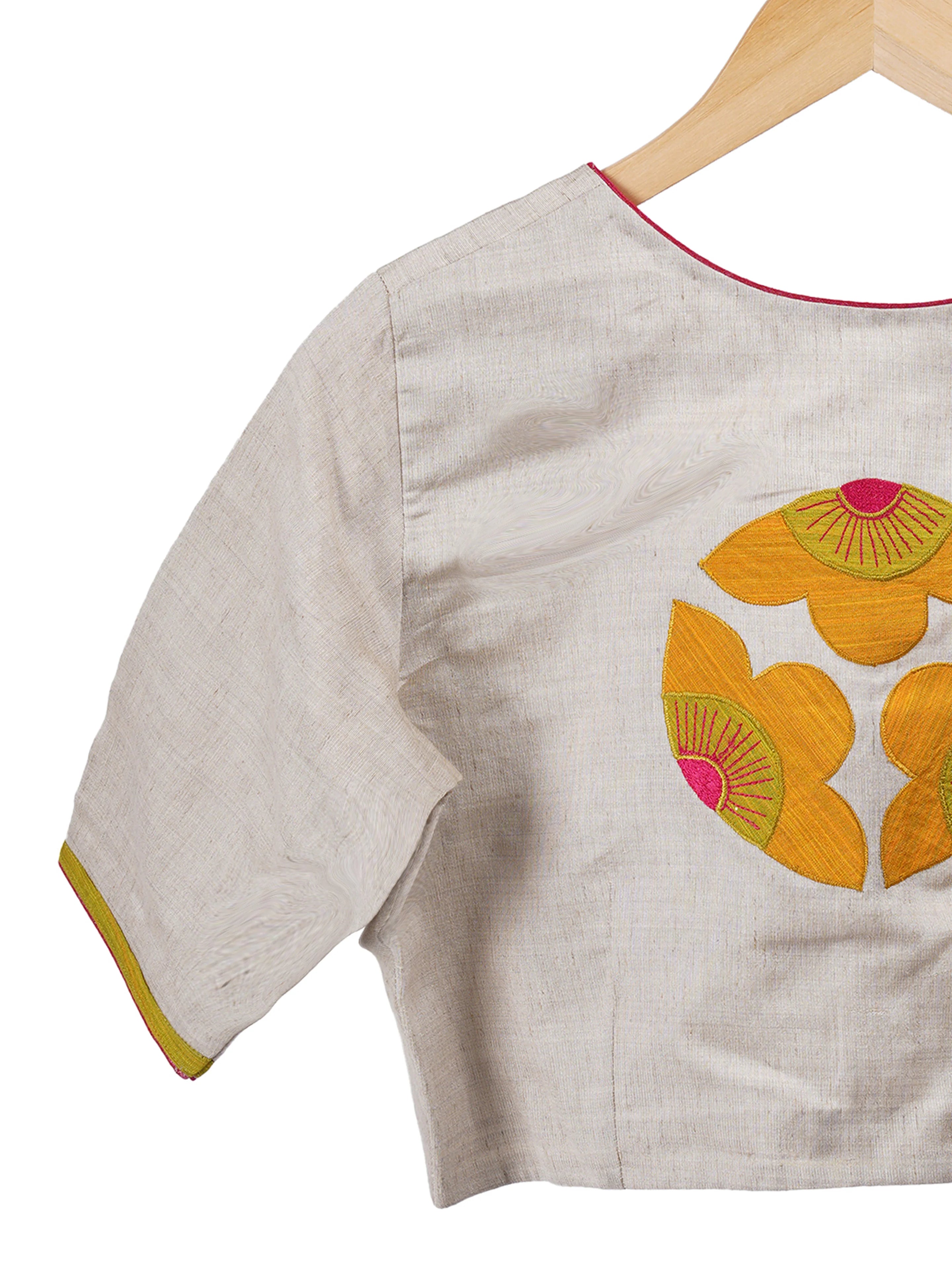 Golden Petals Blouse