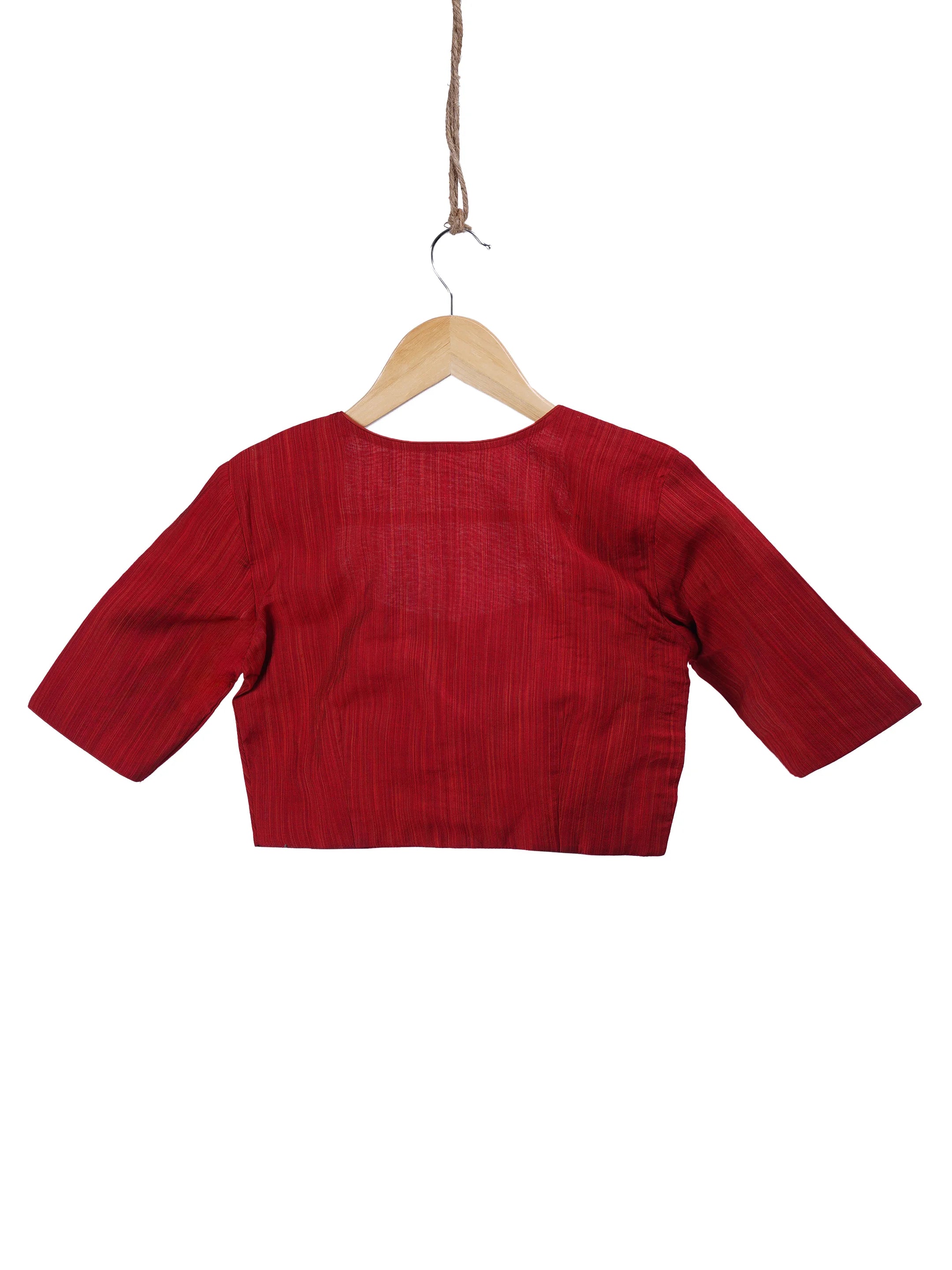 Primary Vermillion Blouse