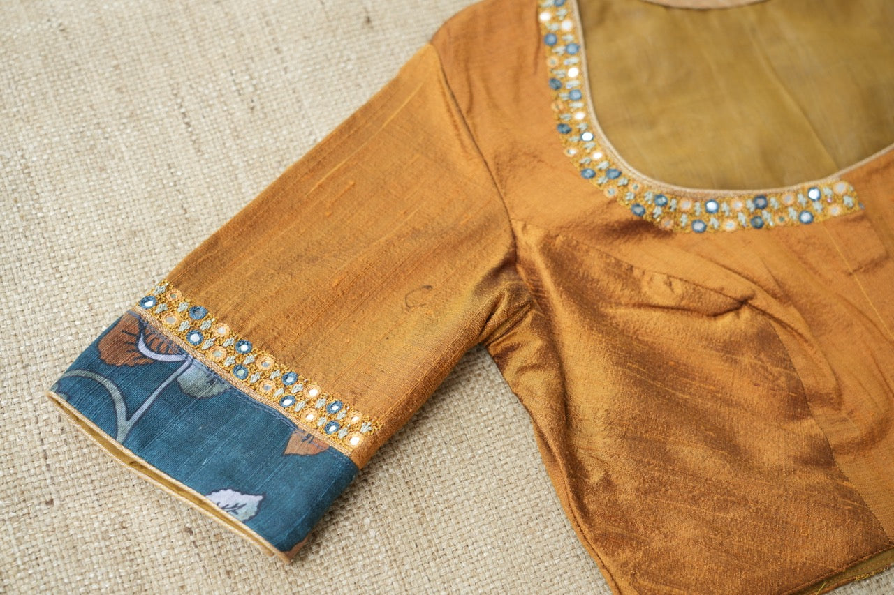 Oil Mustard Peacock Blue