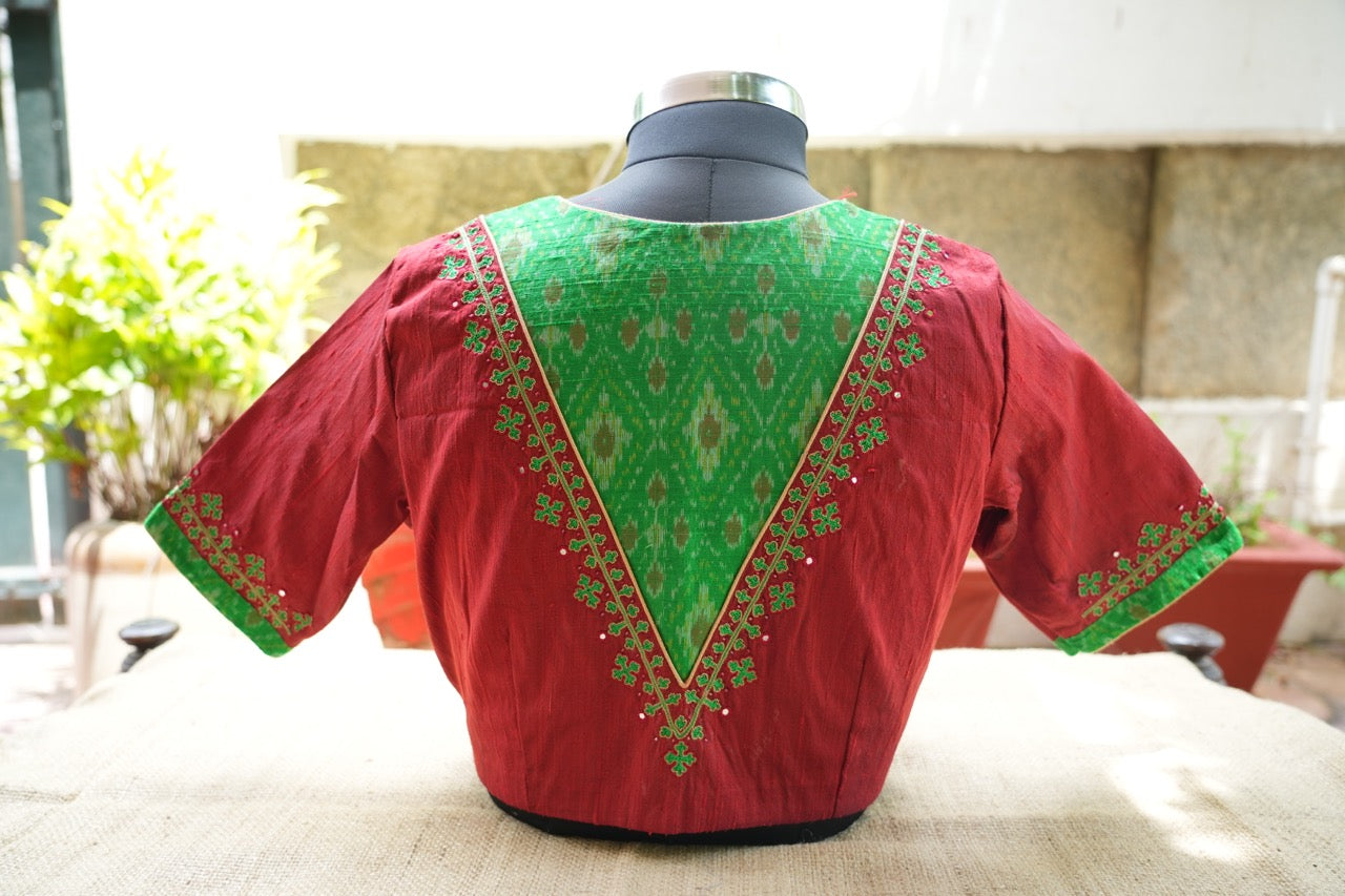 Festive Maroon Green
