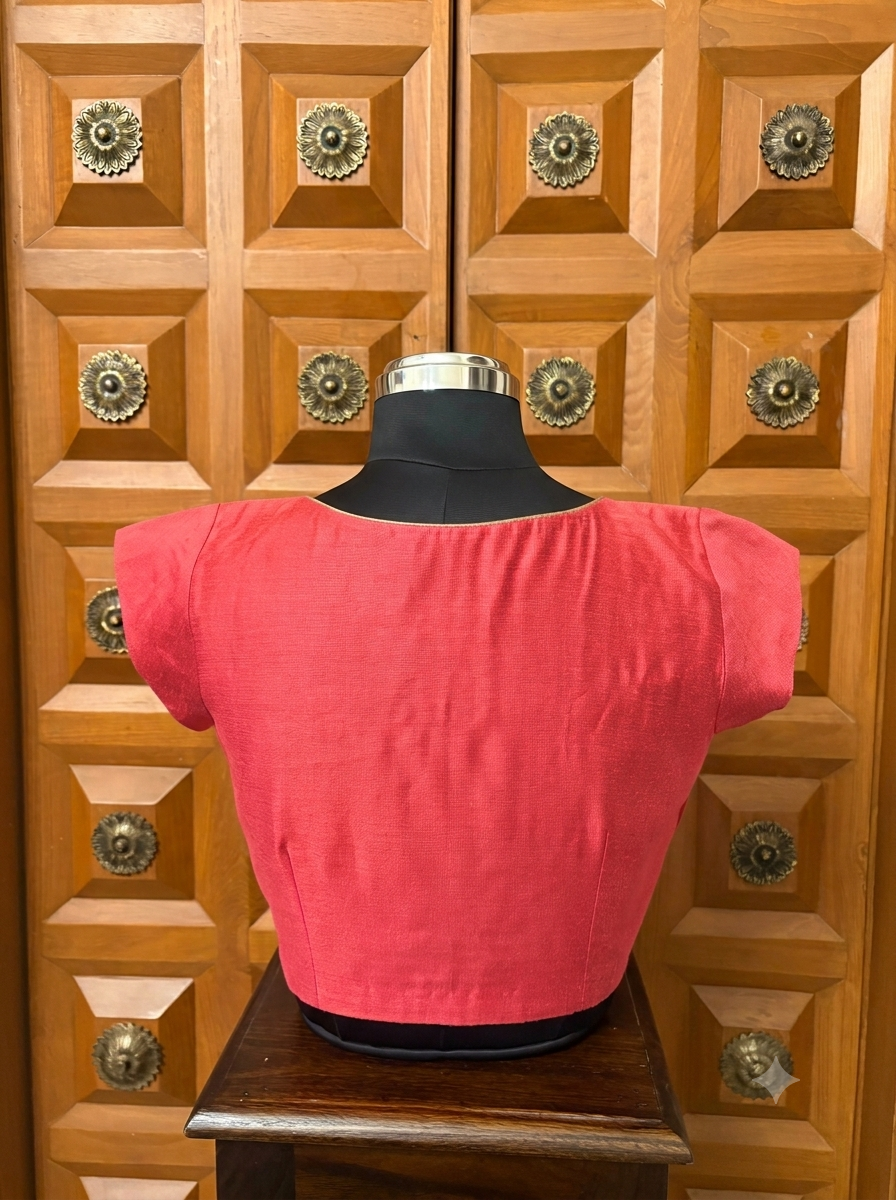 Solids Ethnic - V Neck - Coral CS