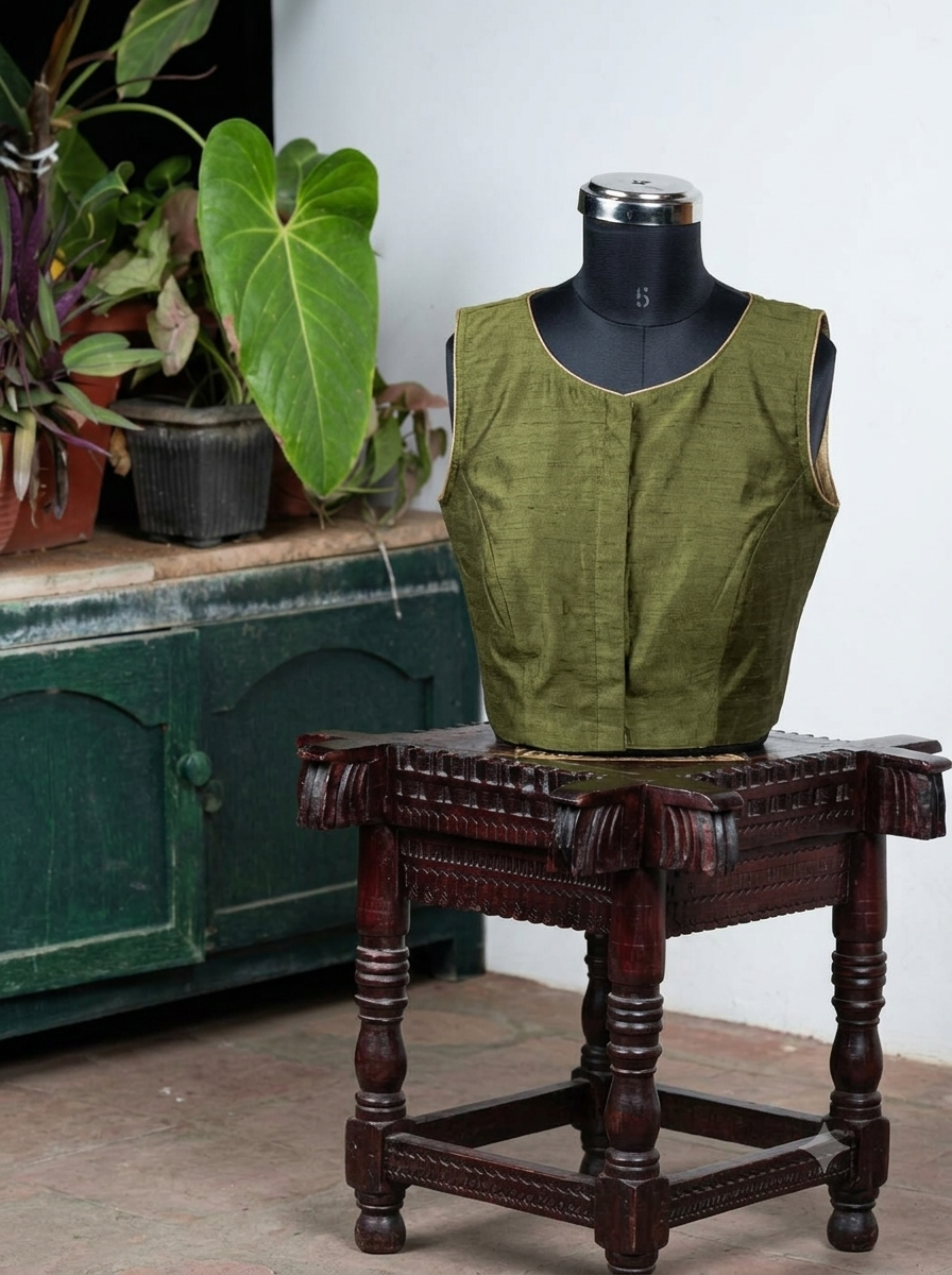 Solids Timeless - Boat Neck - Olive green SL