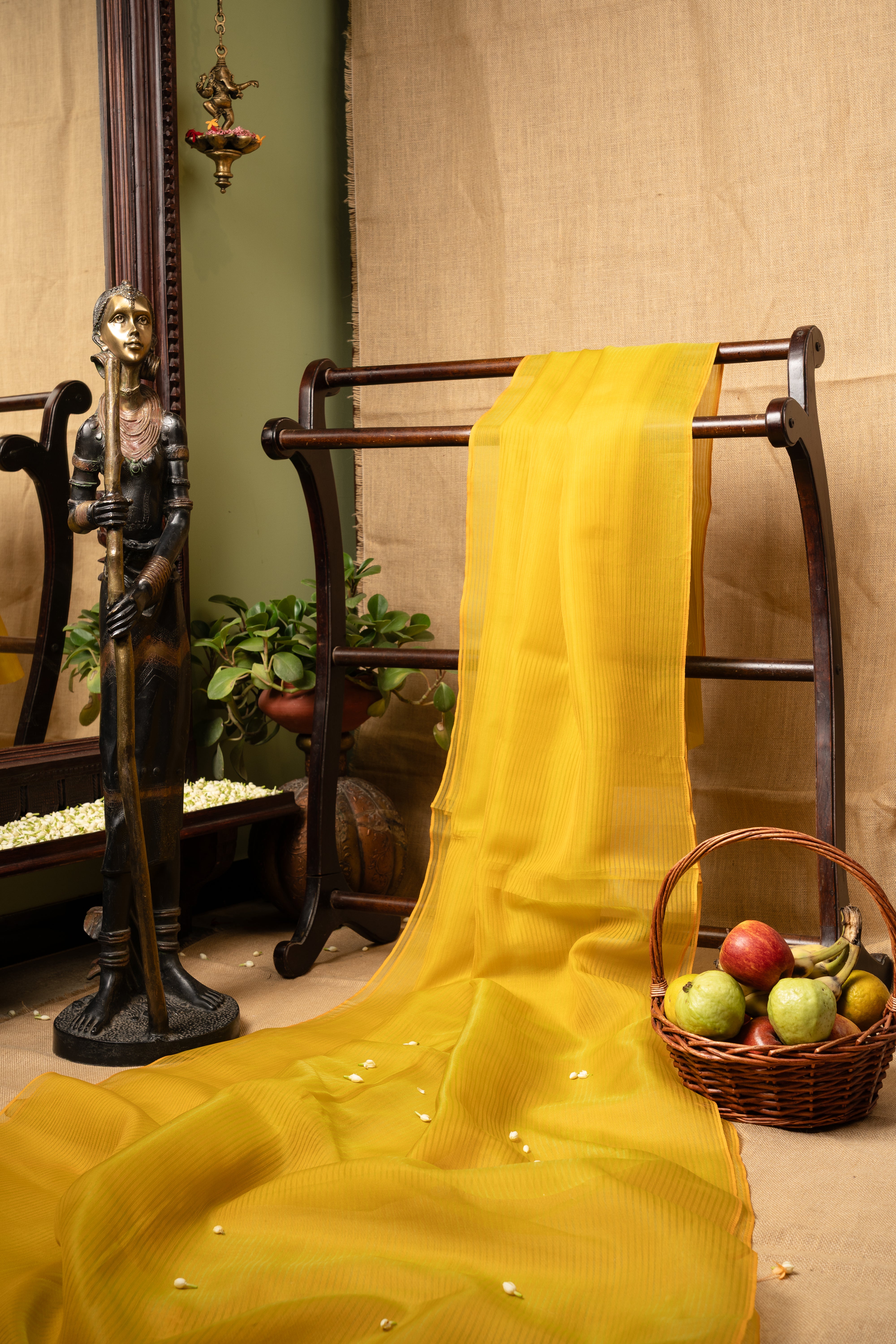 Organza Cascade - Lemon Yellow