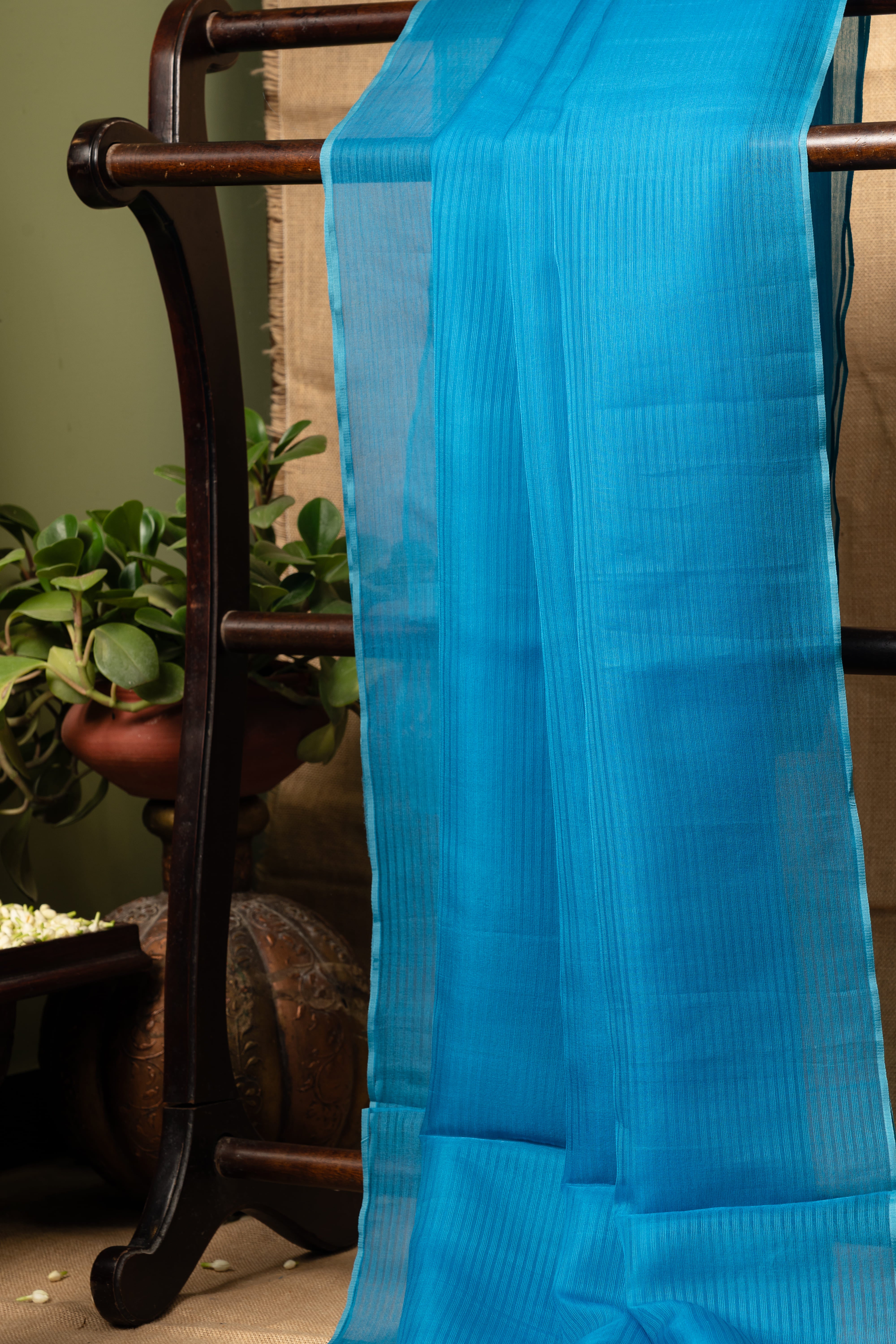 Organza Cascade - Copper Blue