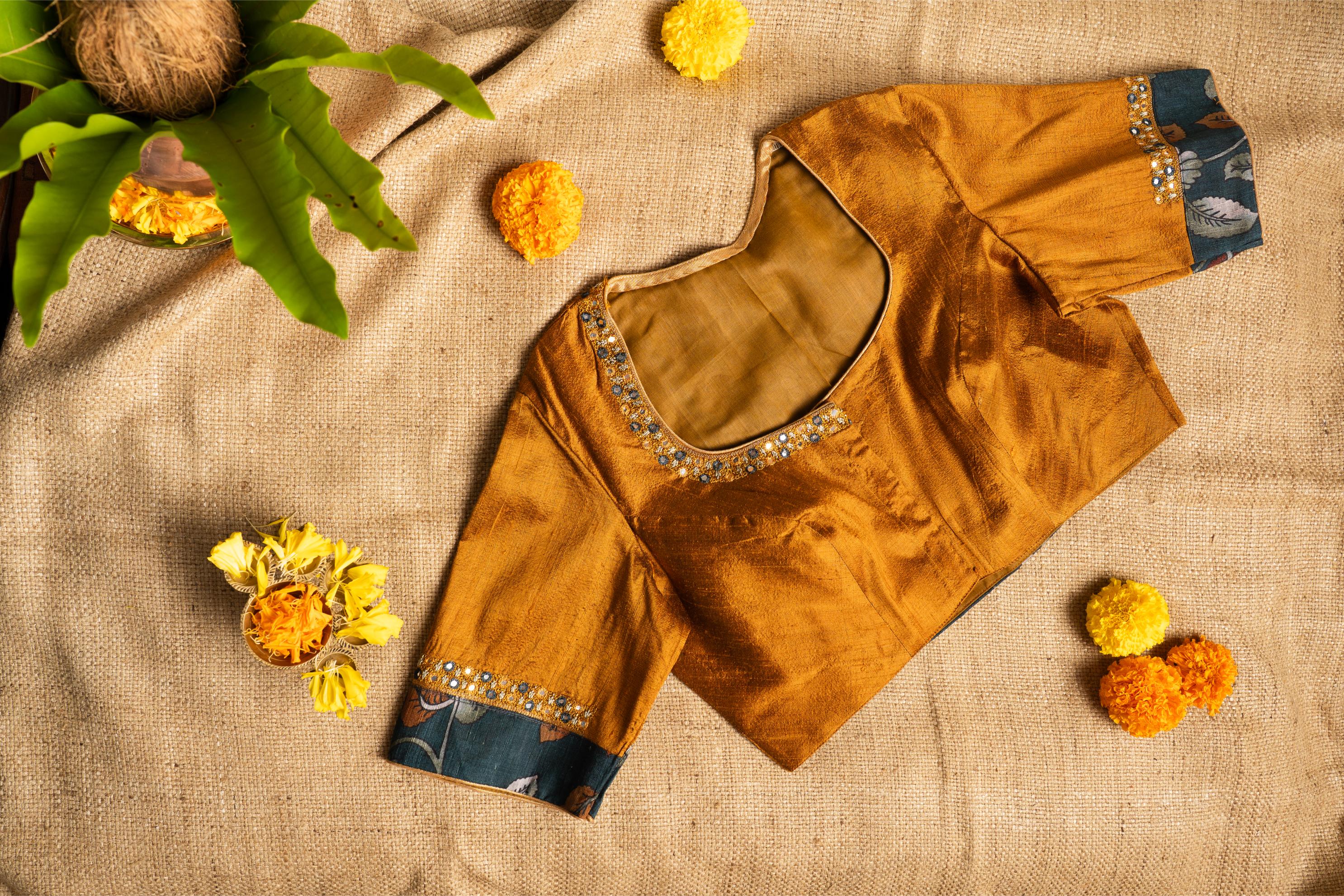 Oil Mustard Peacock Blue